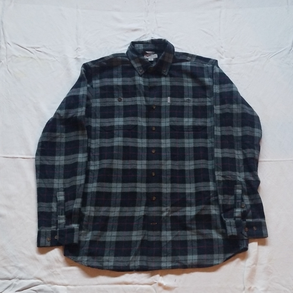 Carhartt Hubbard Plaid Flannel Shirt 